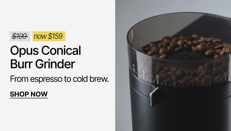 Opus Conical Burr Grinder now $159