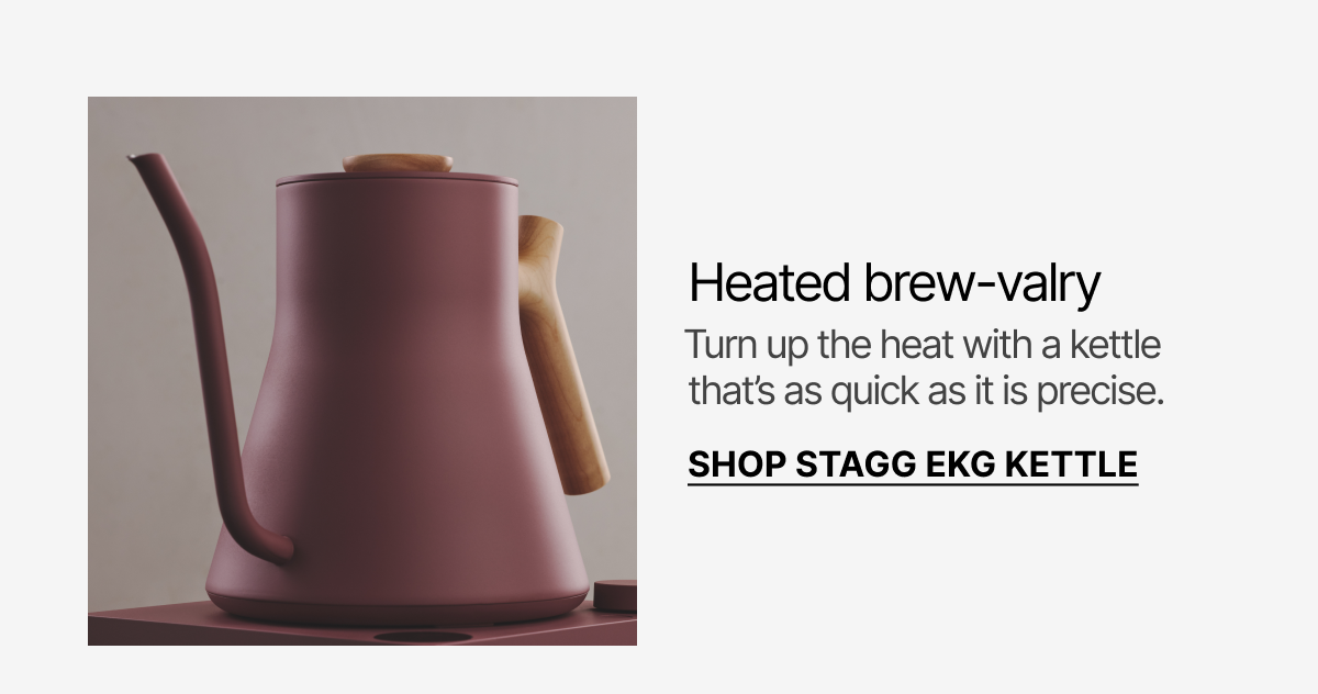 Heated brew-valry: shop stagg ekg kettle