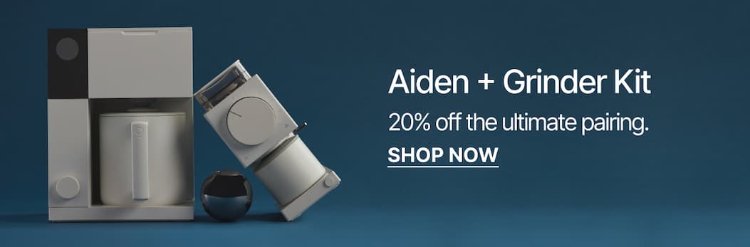 Aiden + Grinder Kit: 20% off the ultimate pairing