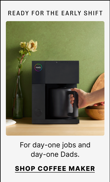 Ready for the early shift - Shop coffee maker