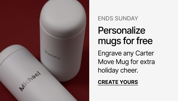Ends Sunday: Personalize mugs for free