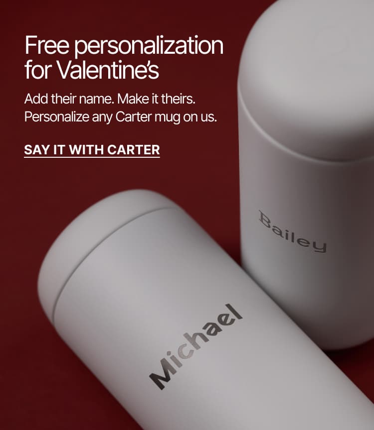 Free personalization for Valentine's