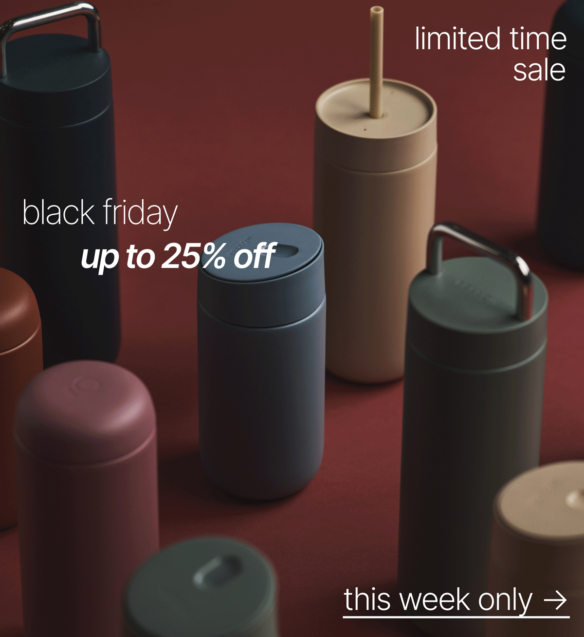 Limited Time Sale: Black Friday up to 25% off this week only