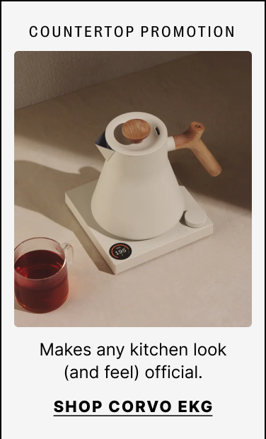 Countertop promotion - shop corvo EKG