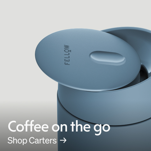 Coffee on the go. Shop carters.