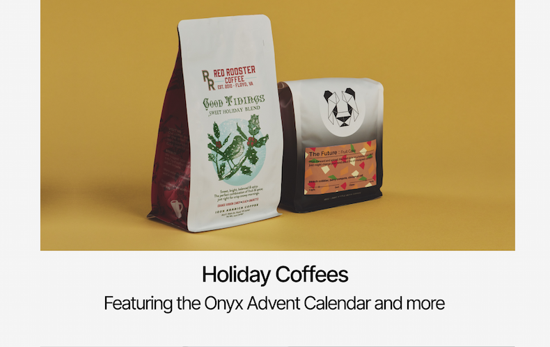 Holiday Coffees