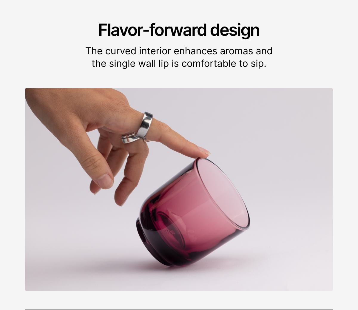 Flavor-forward design