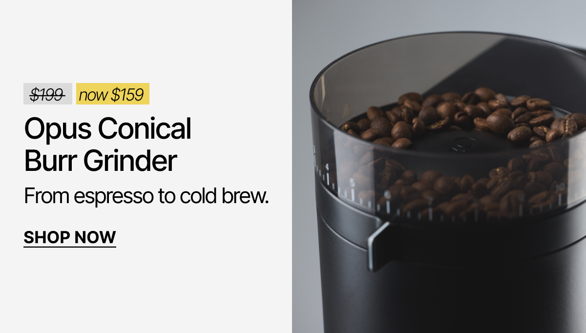 Opus Conical Burr Grinder now $159