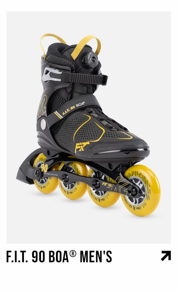 K2 F.I.T. 90 BOA® Men's Inline Skates 2026 Rich blend of comfort and speed
