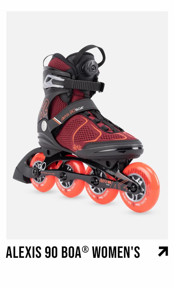 K2 Alexis 90 BOA® Women's Inline Skates 2026 Rich blend of comfort and speed