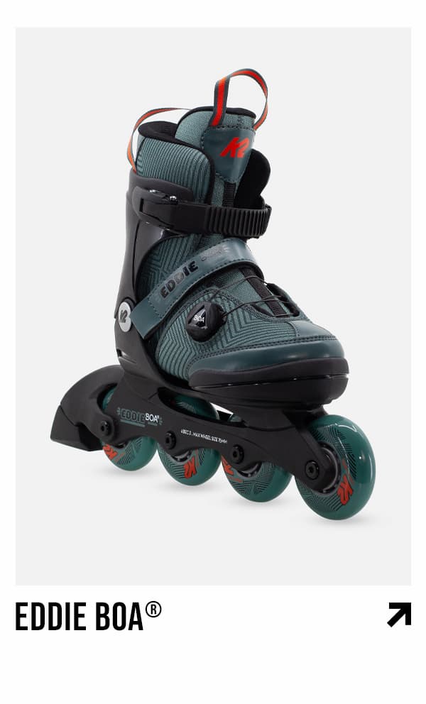 K2 Eddie BOA® Inline Skates 2026 Always the right fit. Ready to rip.