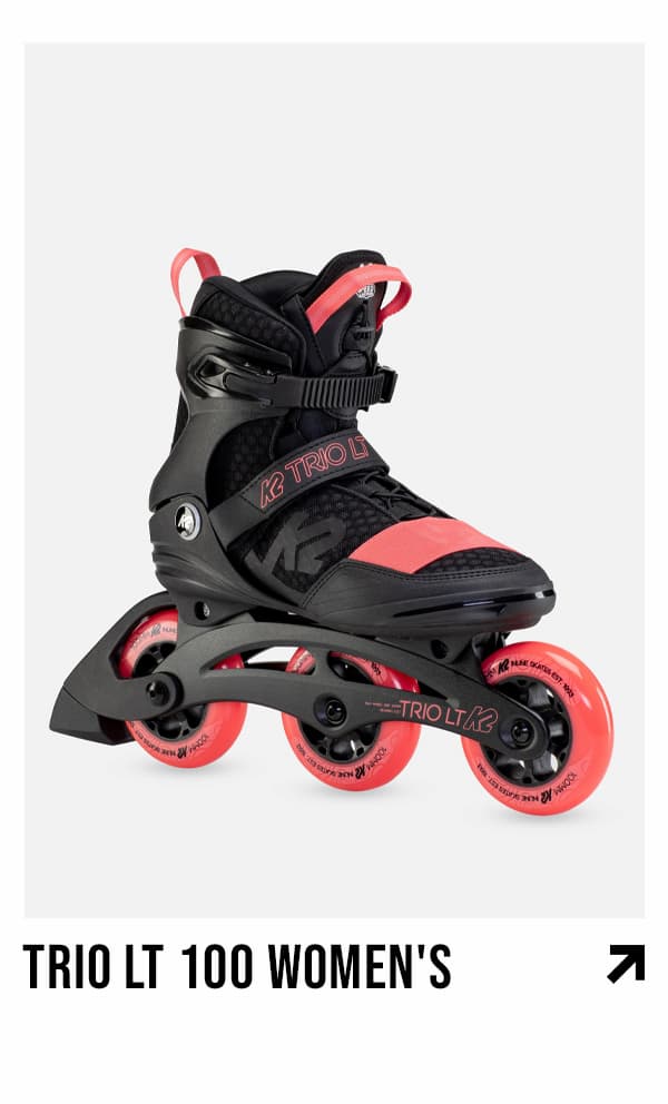 K2 Trio LT 100 Women's Inline Skates 2026 Light, playful, smooth and fast