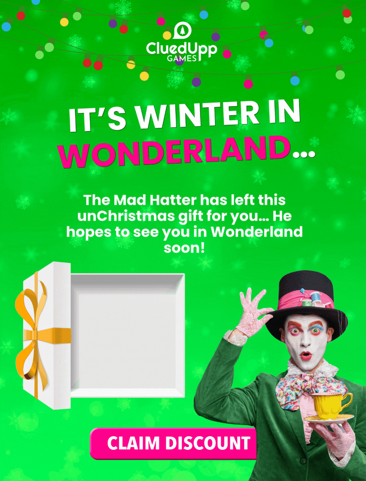 Day 11: Don't wait for Santa… 🎅 - CluedUpp Games