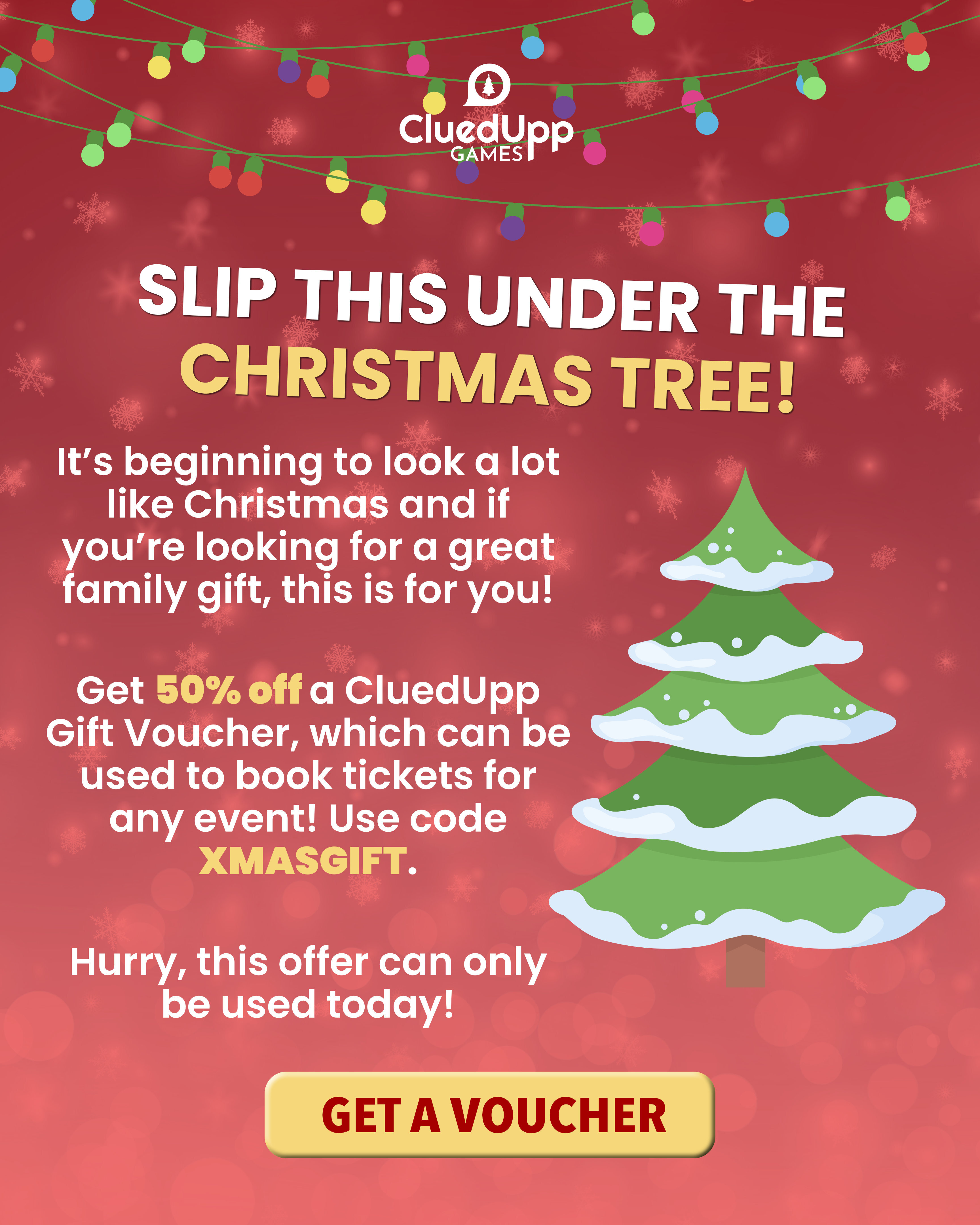 🎁 Claim your offer now! - CluedUpp Games
