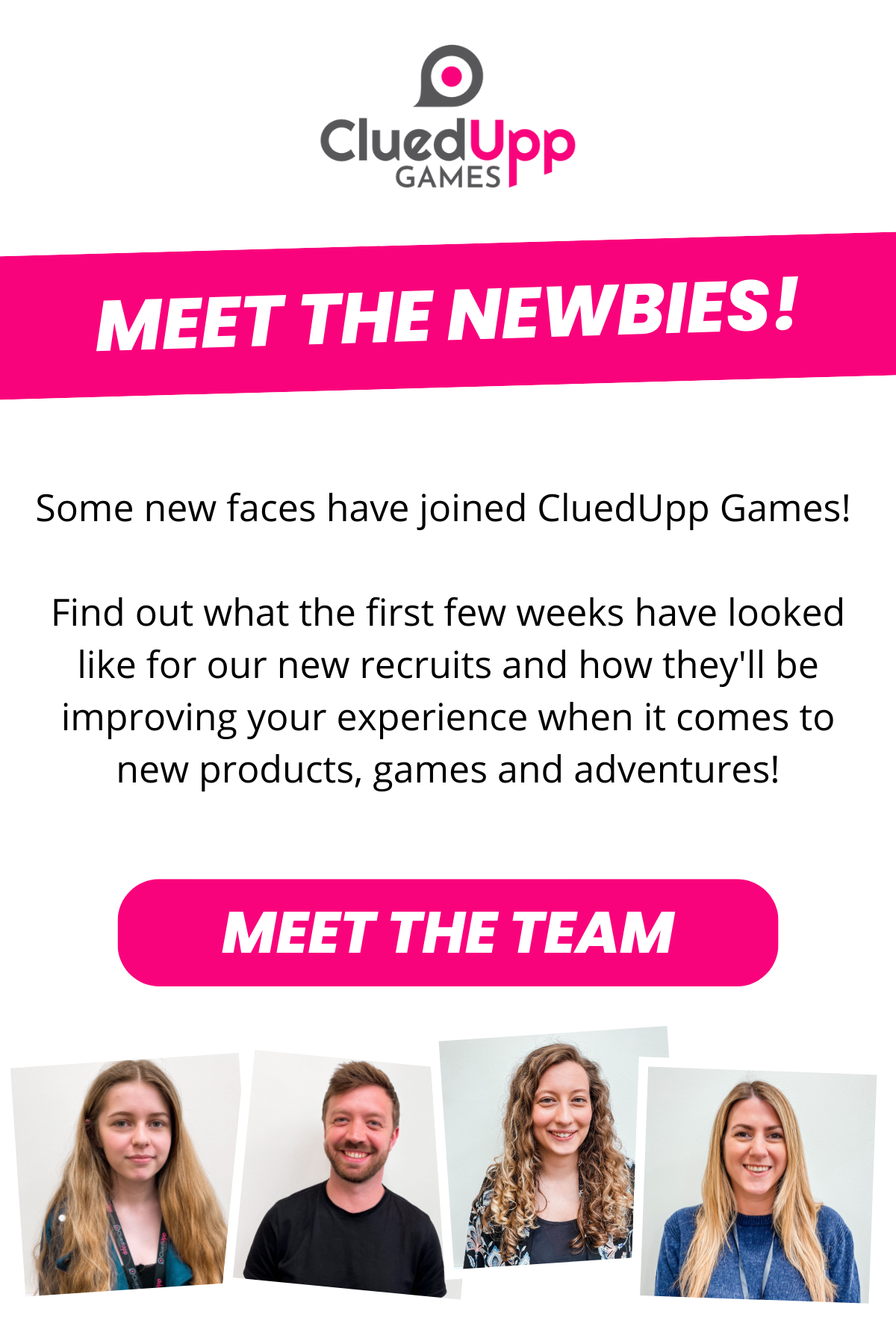 What's new? 👀 - CluedUpp Games