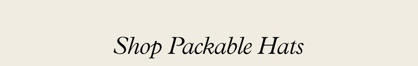 Packable Hats