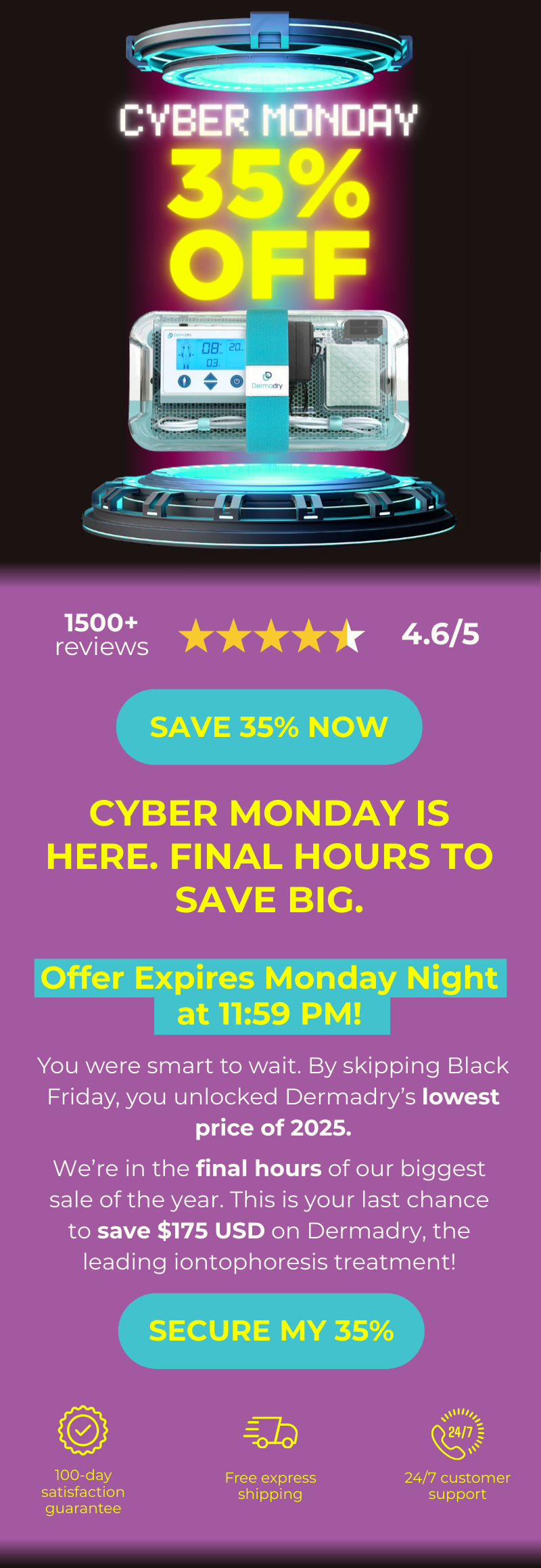 Dermadry Cyber Monday 35 OFF