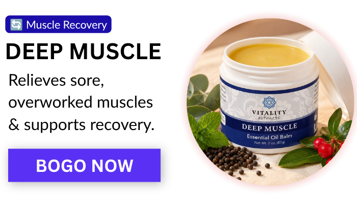Deep Muscle: Relieves sore overworked muscles and supports recovery