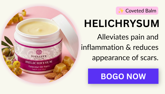 Helichrysum: Alleviates pain and inflammation