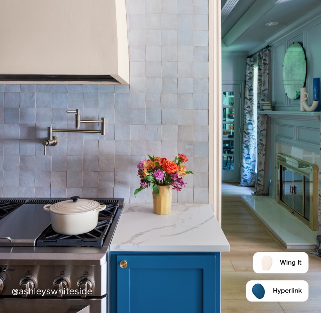 Gif of Clare painted spaces featuring Wing It, Flow State and Lemonade