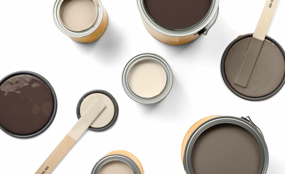 Clare paint colors featuring Coffee Date, Turbinado, Like Buttah and Dirty Chai