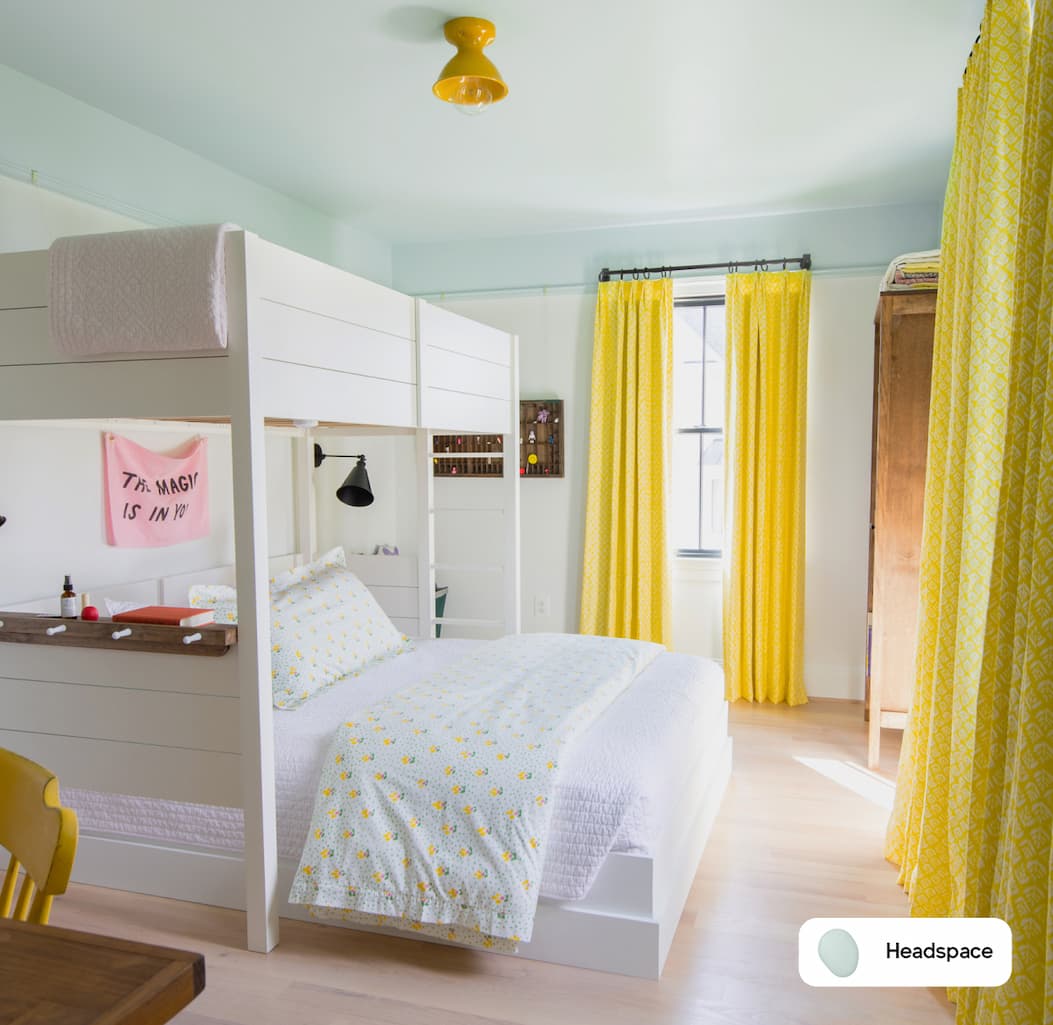 Kids room featuring Headspace