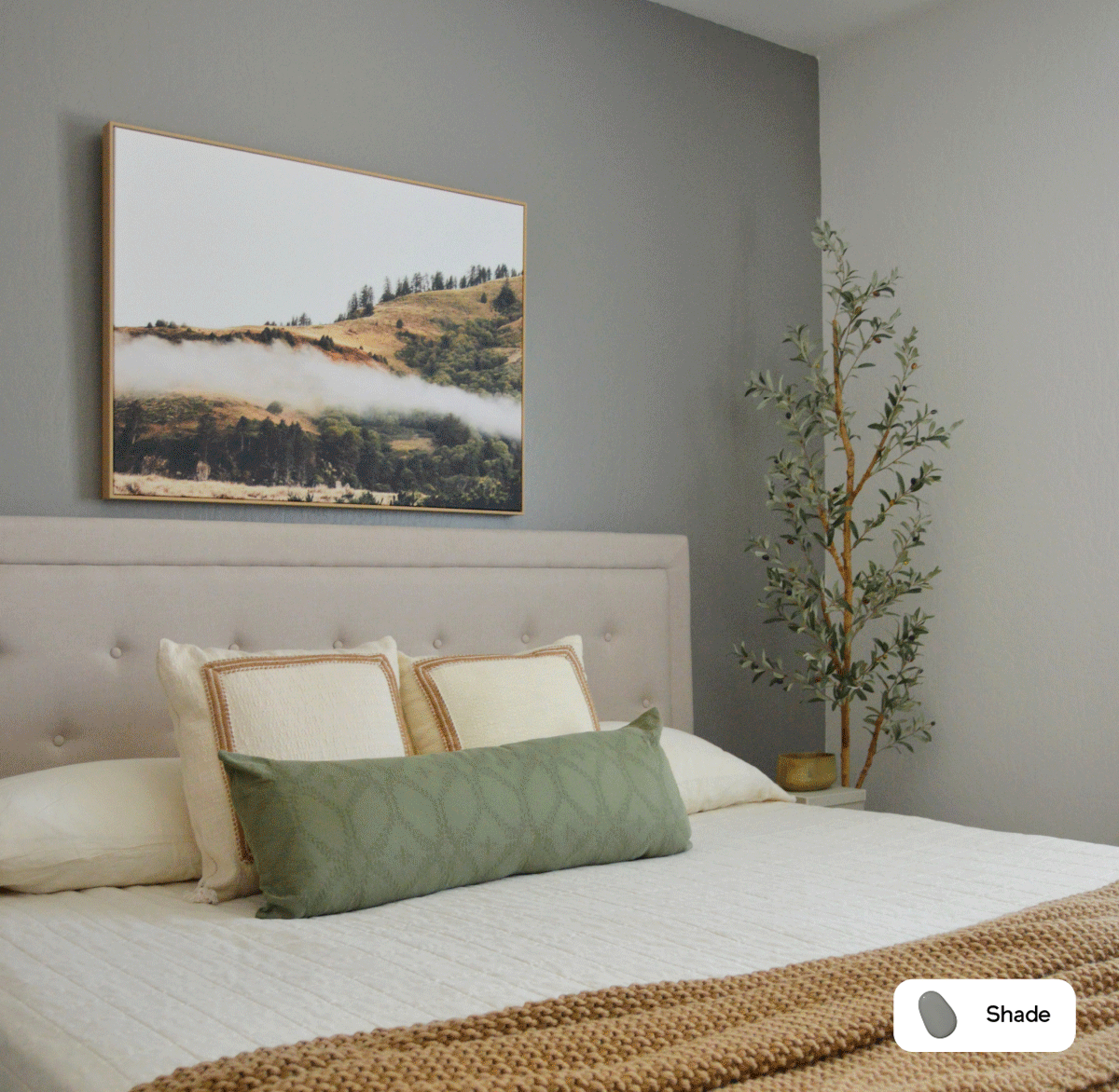 Gif of Clare painted spaces featuring Shade, Grayish and Daily Greens