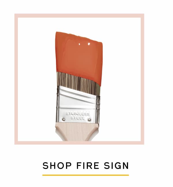 SHOP FIRE SIGN