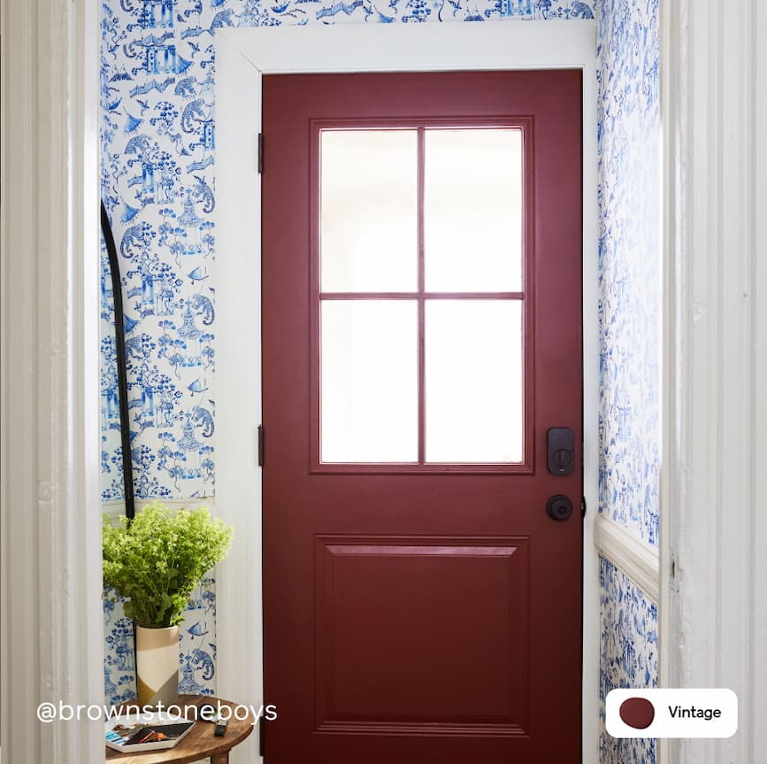 Interior front door featuring Vintage