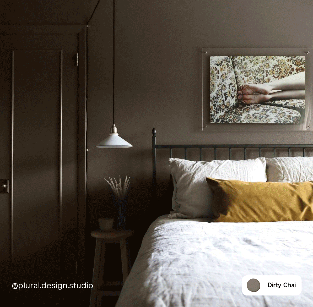 Gif of Clare painted bedrooms featuring Dirty Chai, Money Moves, Timeless and Subrosa