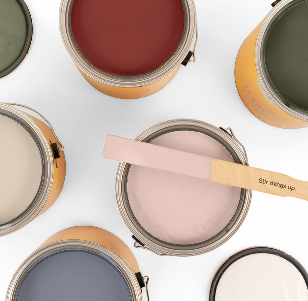 Clare paint cans featuring trending colors for 2026