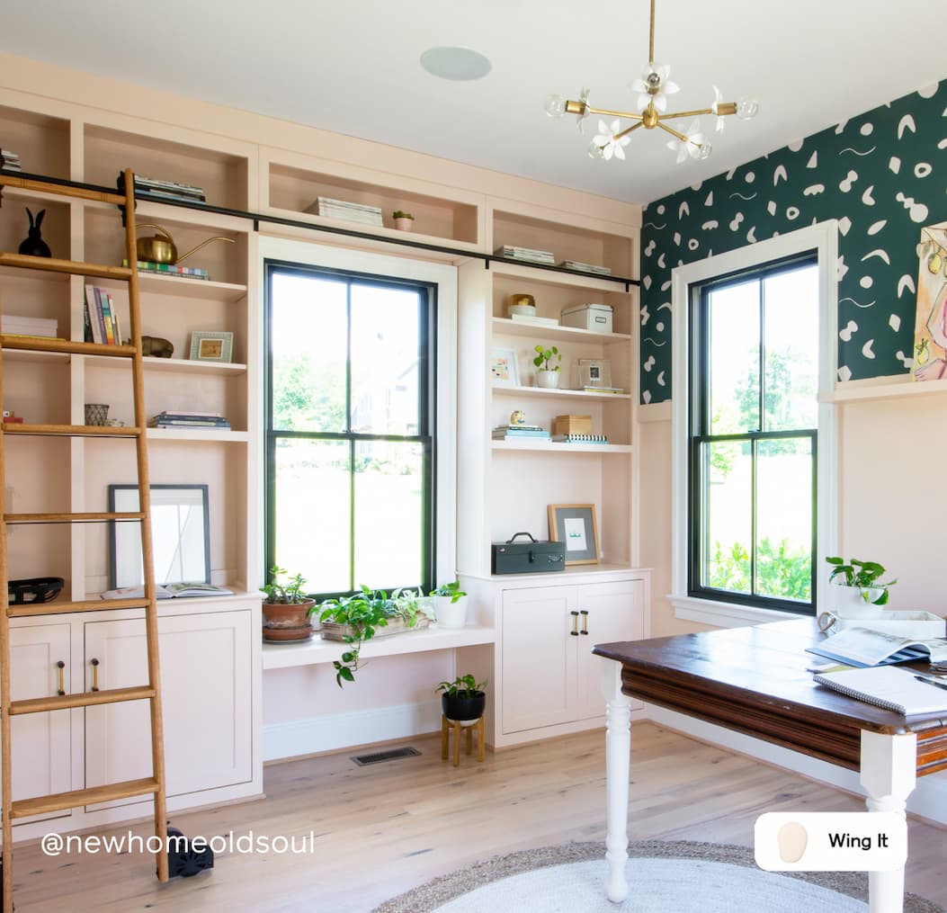 Home office featuring Wing It