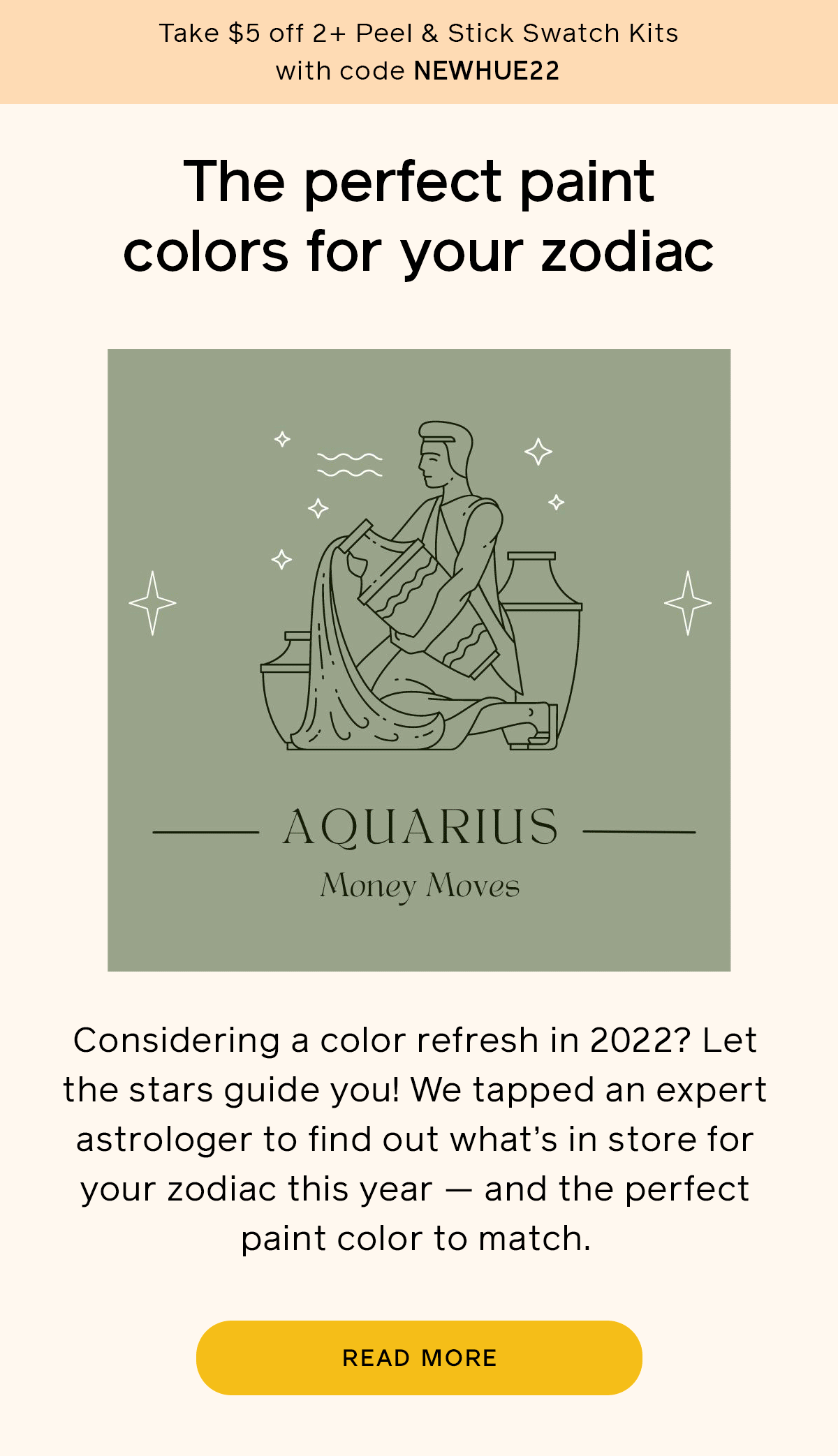 Find the perfect new paint color for your zodiac. We tapped an expert astrologer to find out what's in store for your zodiac this year. 