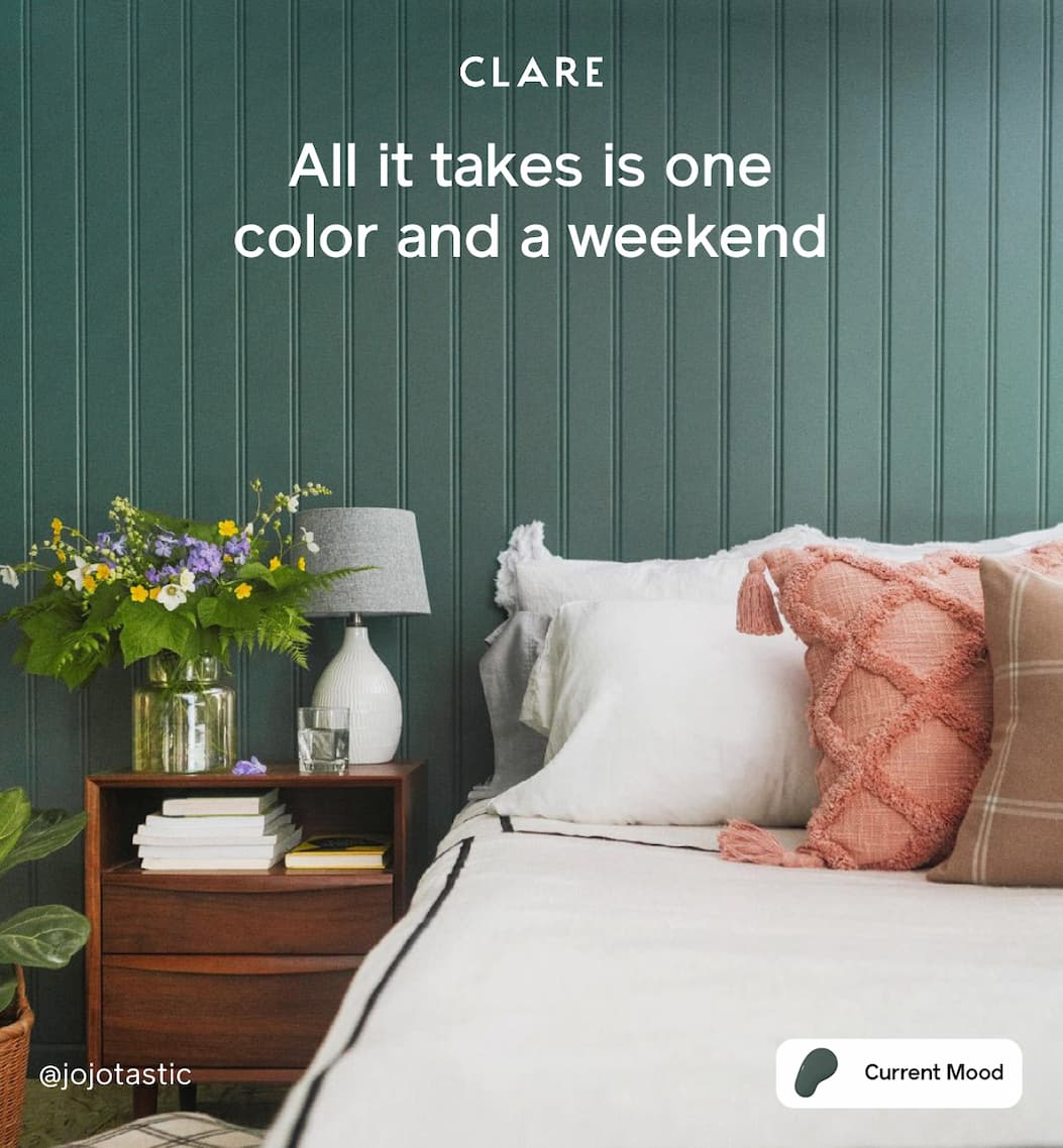 All it takes is one color and a weekend