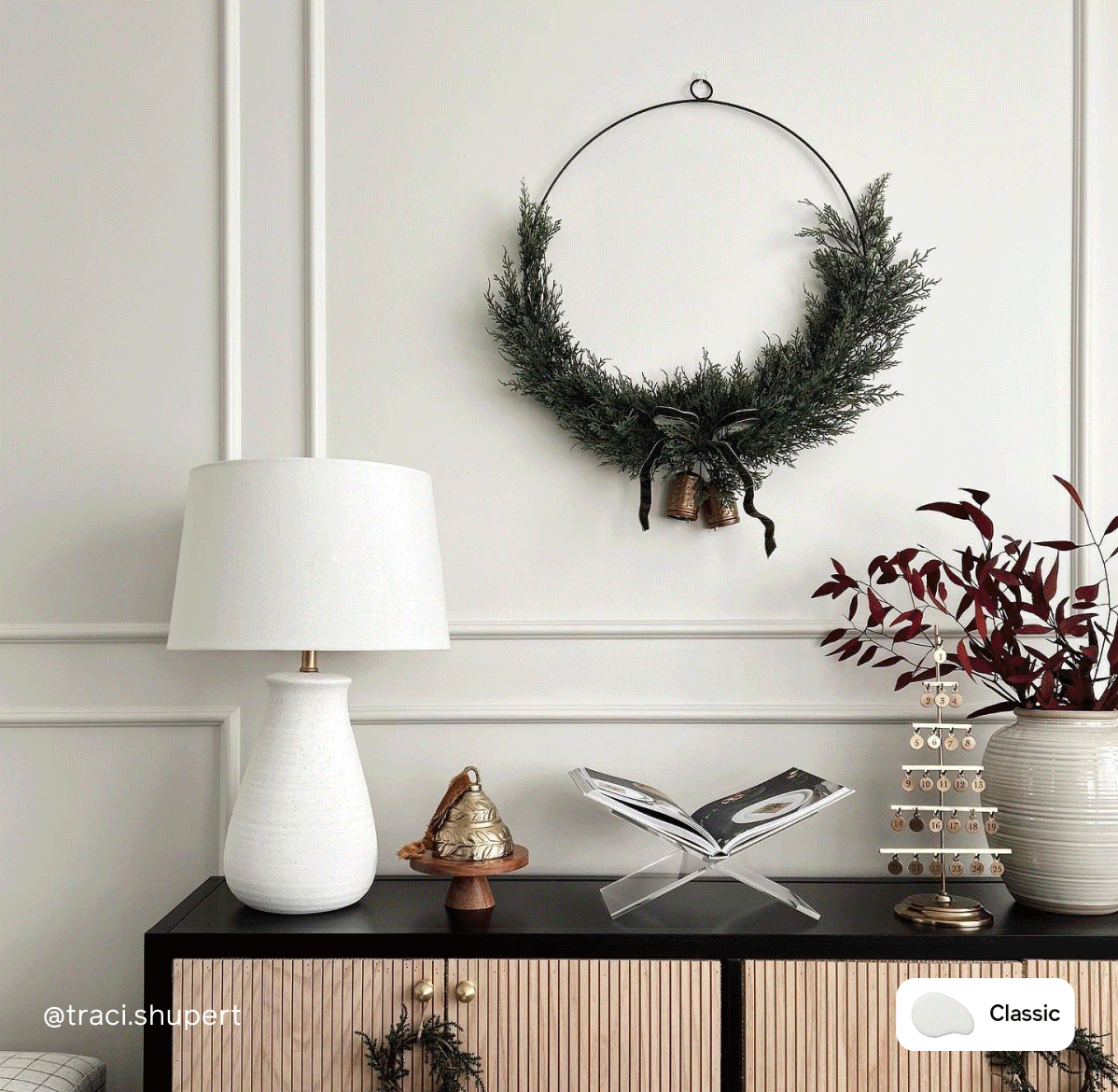 Gif of Clare painted spaces featuring Classic, Make Waves, Rose Season and No Filter