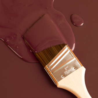 Vintage wet paint brush