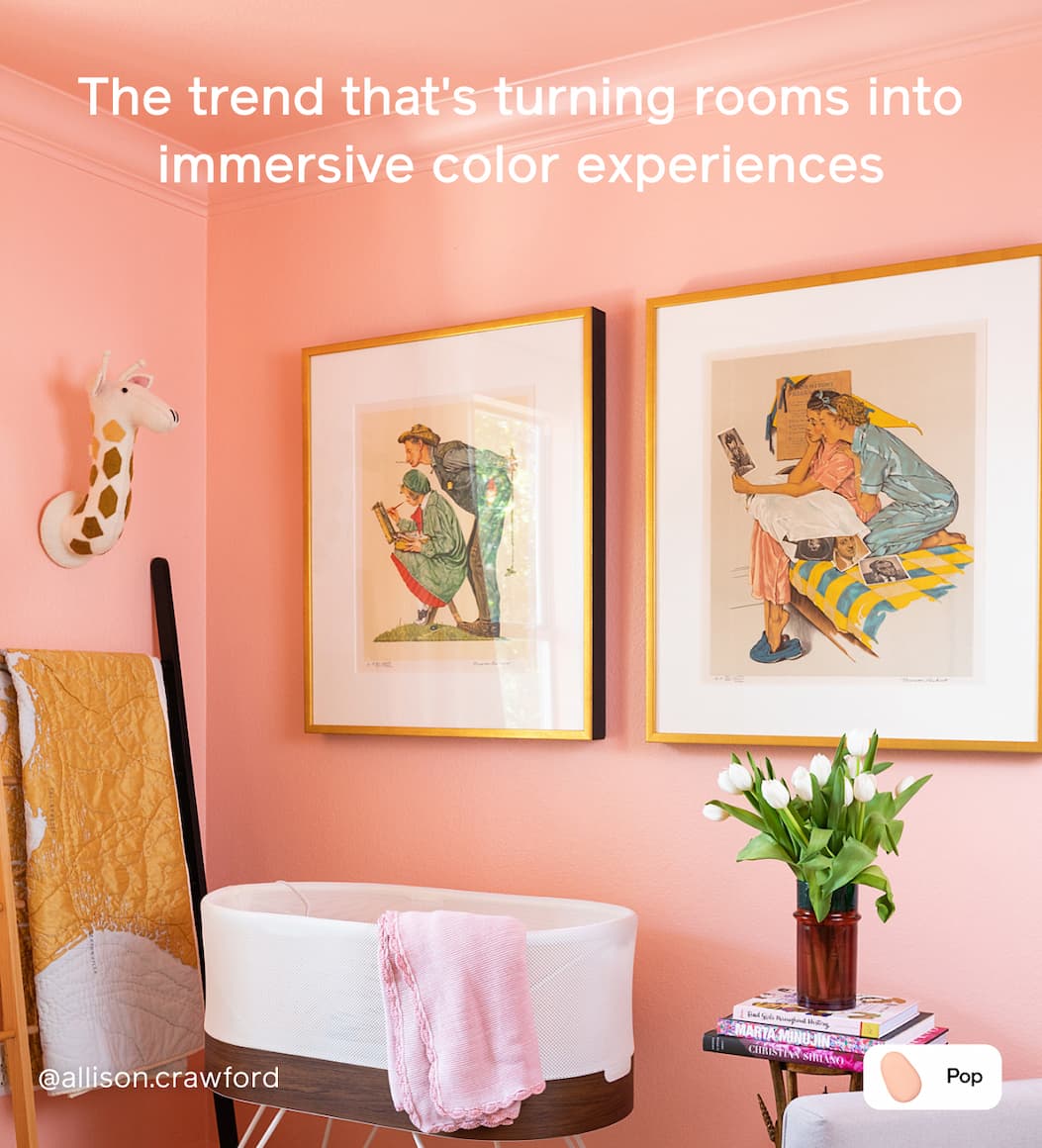 The trend that's turning rooms into immersive color experiences