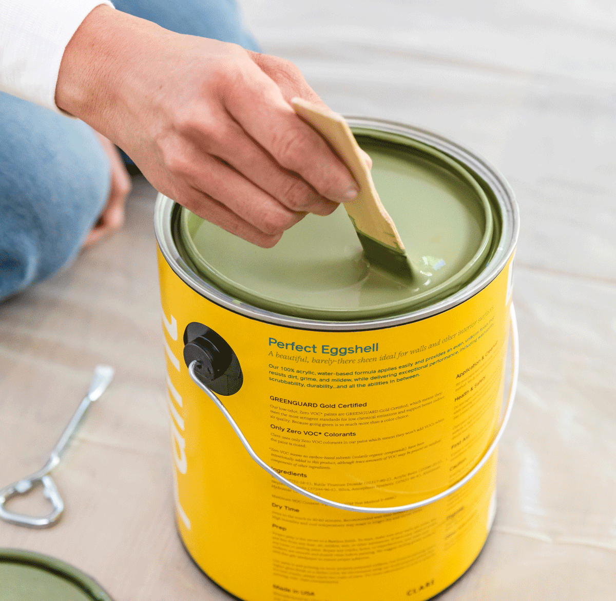 Gif of paint prepped spaces