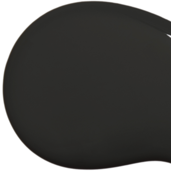 Blackish paint color blob