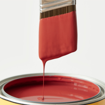 Sriracha wet paint brush