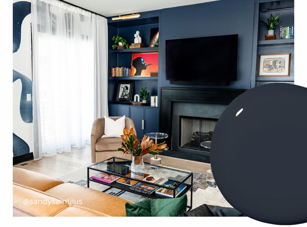 Living room featuring Goodnight Moon