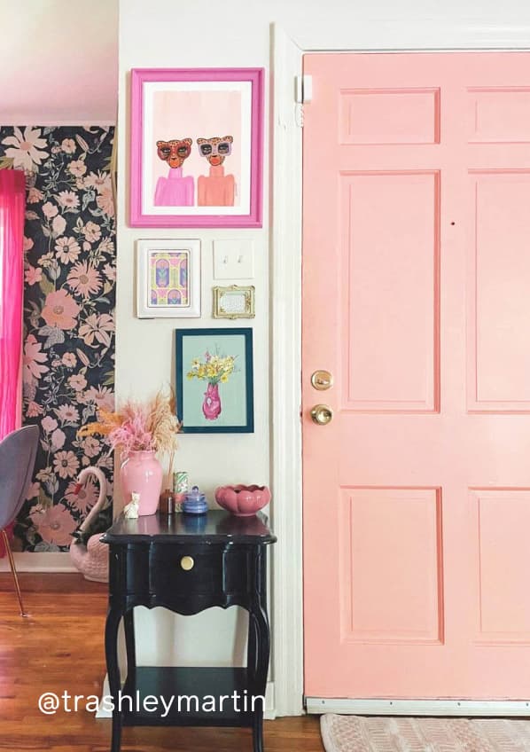 Interior door featuring Rosé Season