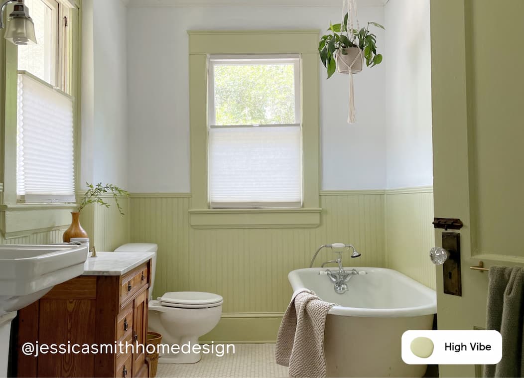 Bathroom featuring High Vibe