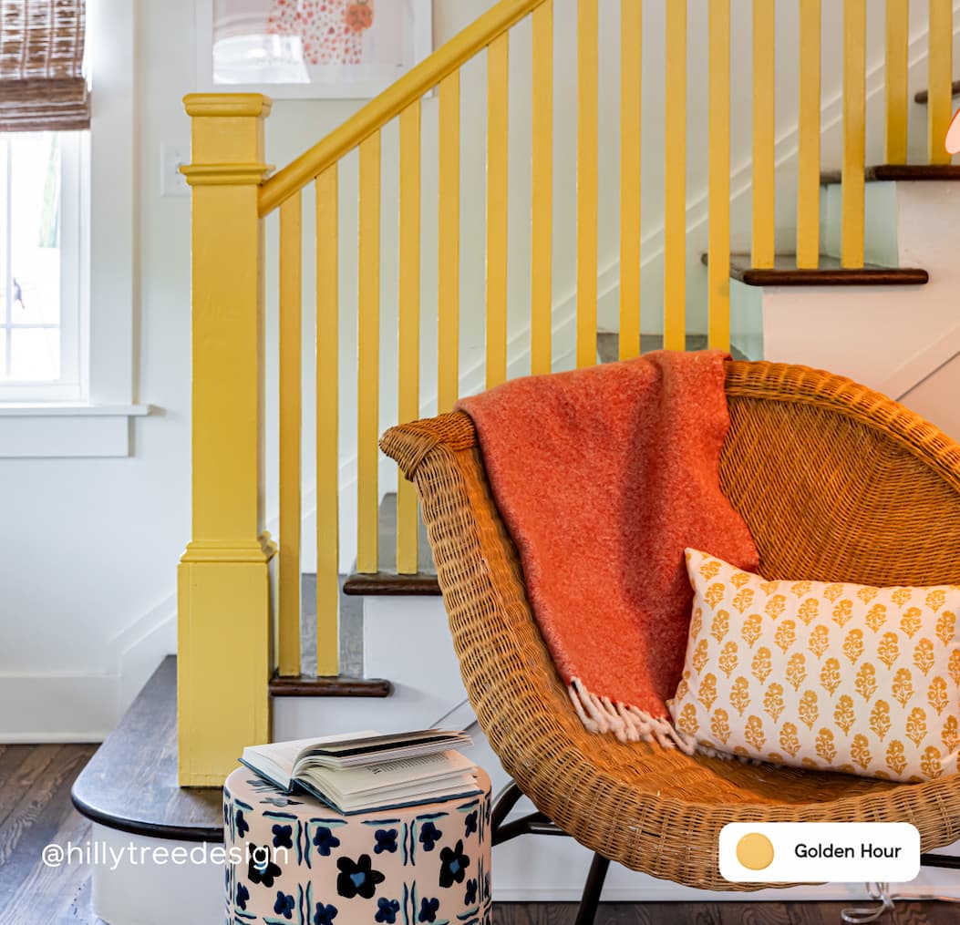 Staircase featuring Golden Hour