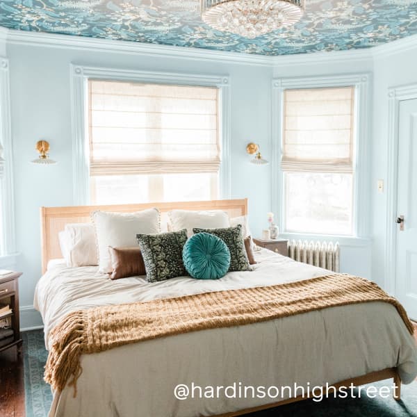 Bedroom painted in Frozen