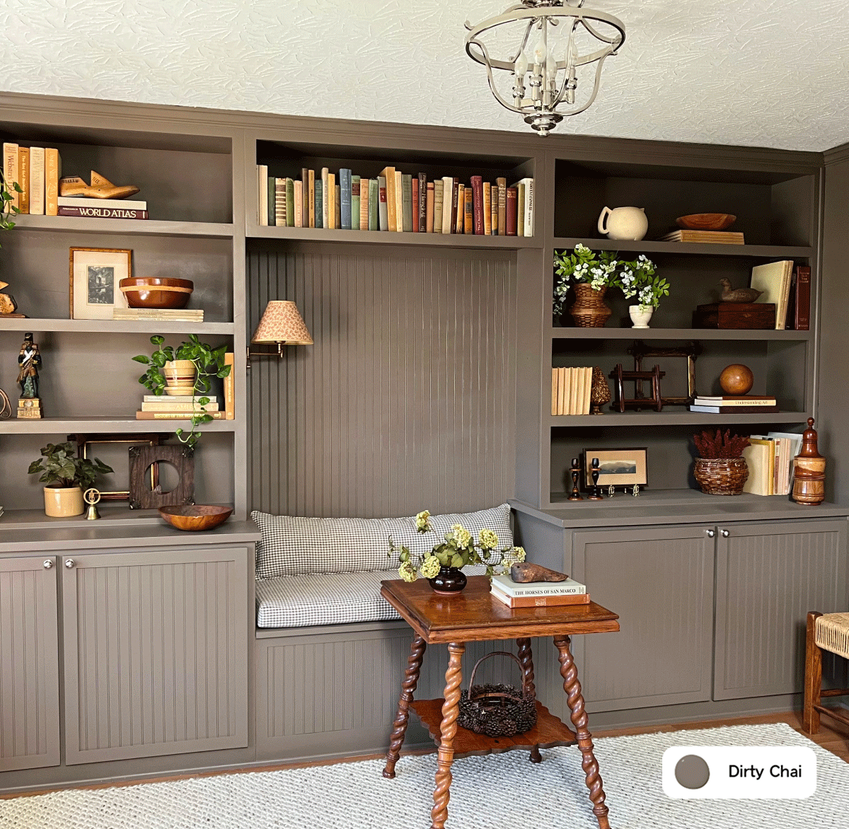 Gif of Clare painted spaces featuring Field Trip, Classic and Dirty Chai