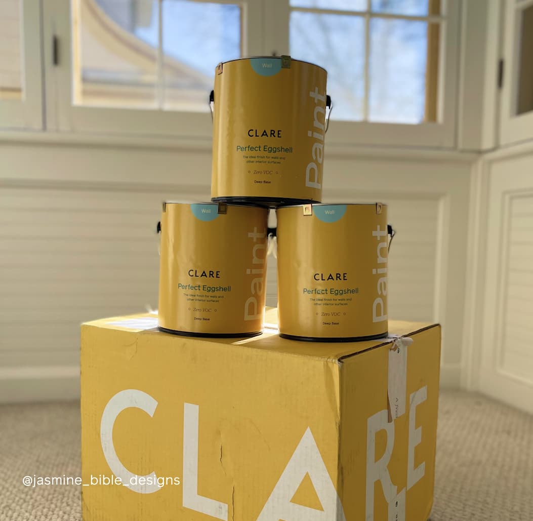 Bedroom trim and beadboard painted in Dirty Chai