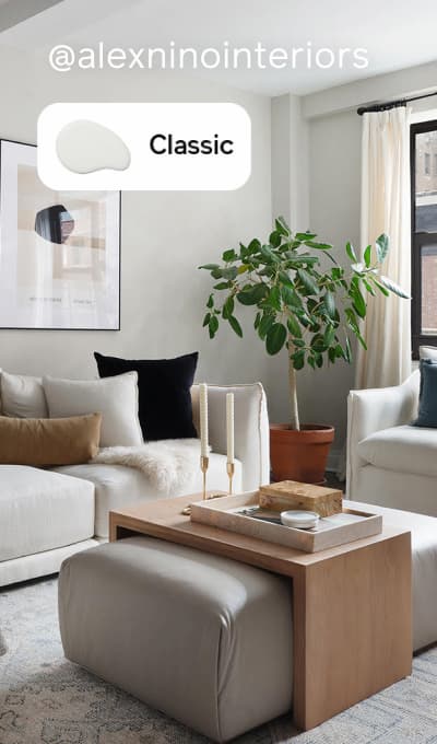 Living room featuring Classic