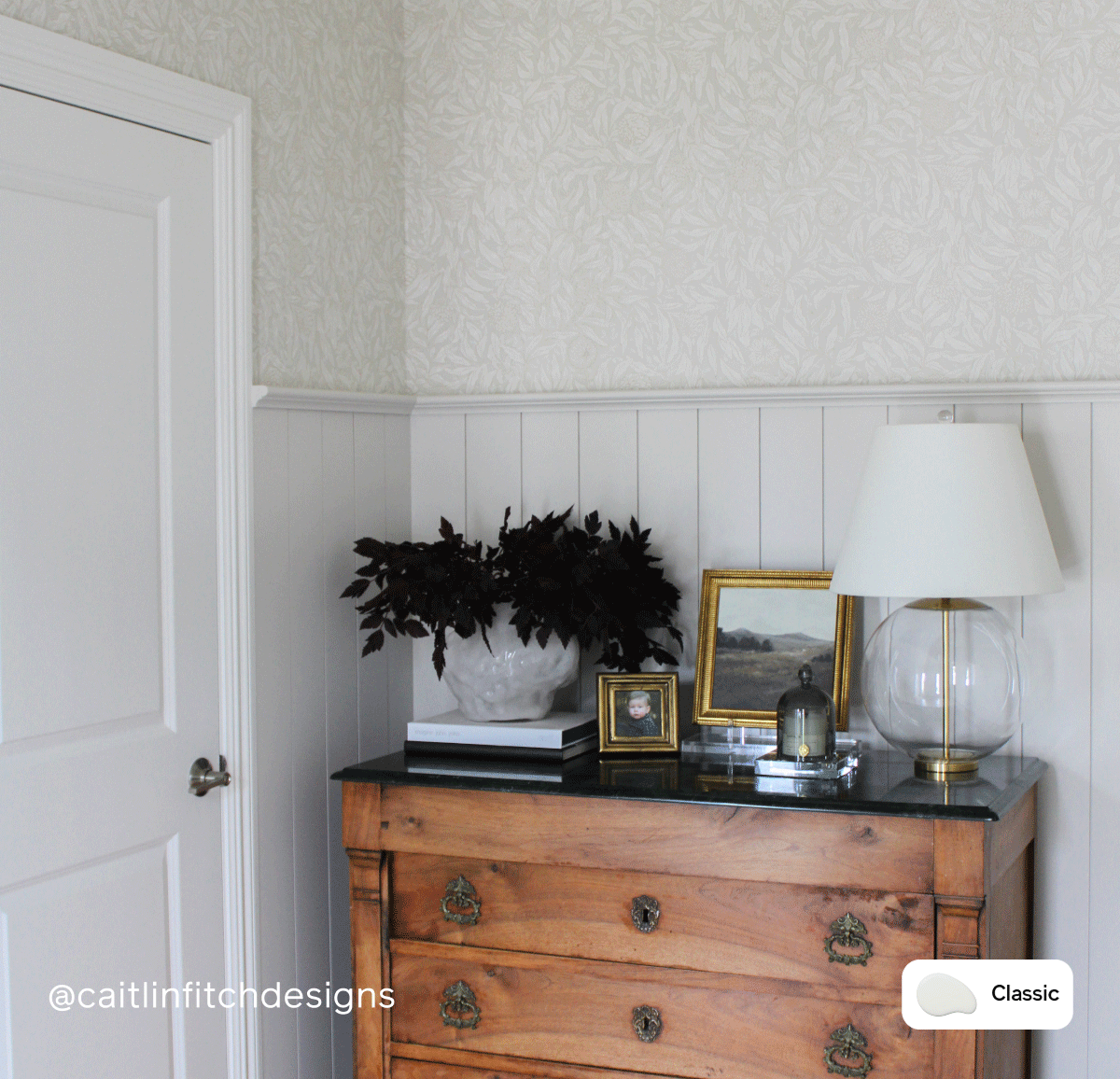 Entryway before and after featuring Classic