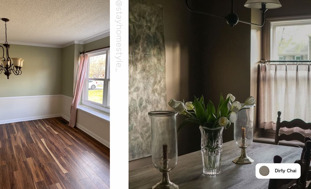 Dining room featuring Dirty Chai